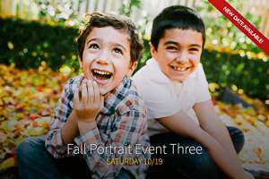 fall portrait event